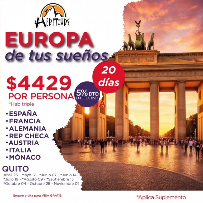 🇪🇺!EUROPA DE TUS SUE�OS�