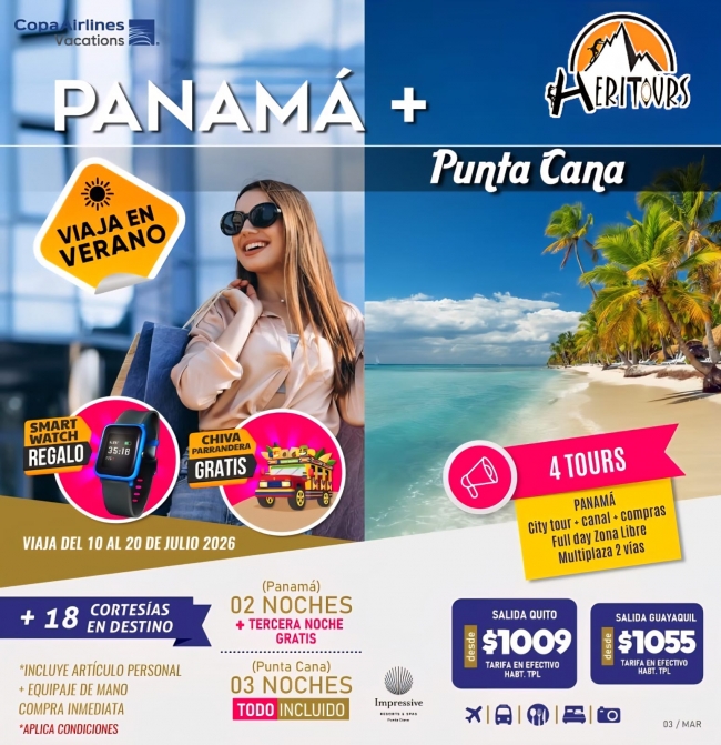 �🇵🇦  PANAM� + 🇩🇴 PUNTA CANA!
